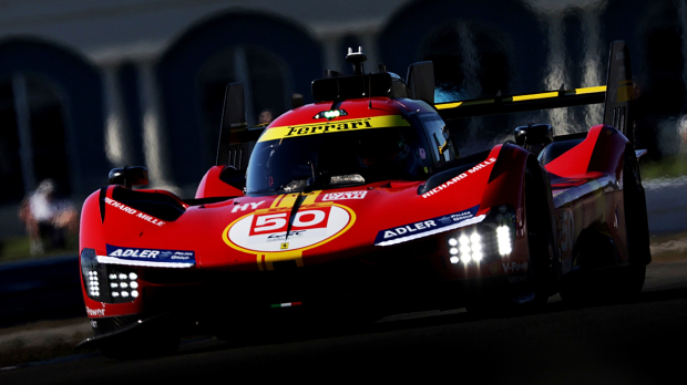 The Ferrari P499 in action during Free Practice for the 1000 Miles of Sebring race in Florida