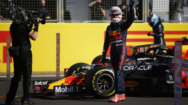 Max Verstappen claimed pole in sprint qualifying at Silverstone