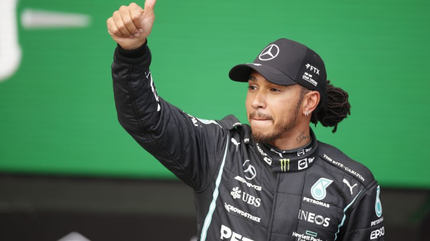 Lewis Hamilton in Brazil