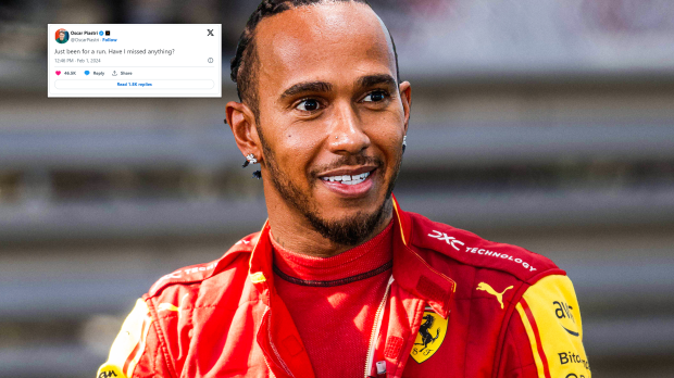 hamilton, ferrari, social
