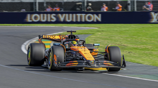 Piastri during FP2 in Melbourne