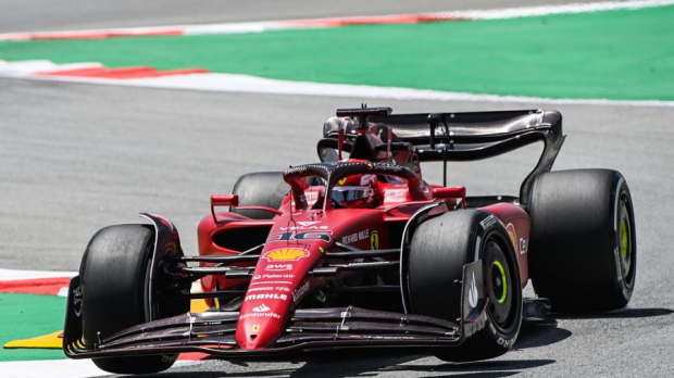 Leclerc, Ferrari, Spain 