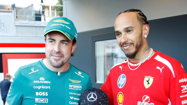 Hamilton, Alonso, socials — Foto: © IMAGO