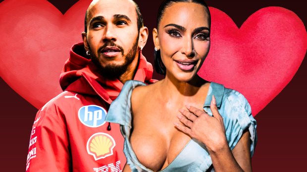 Lewis Hamilton and Kim Kardashian