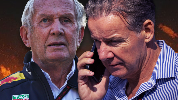 Dr. Helmut Marko and Raymond Vermeulen