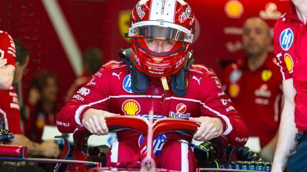 Charles Leclerc in Imola