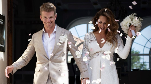 Nico Hülkenberg and Egle Ruskyte