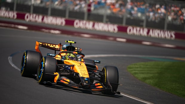 Norris during FP1 in Melbourne — Foto: © IMAGO