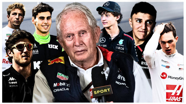 helmut marko, doohan, lawson, bortoleto, antonelli, bearman, hadjar, rookie, graphic