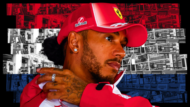 A composite image of Lewis Hamilton with a Dutch themed background — Foto: © IMAGO