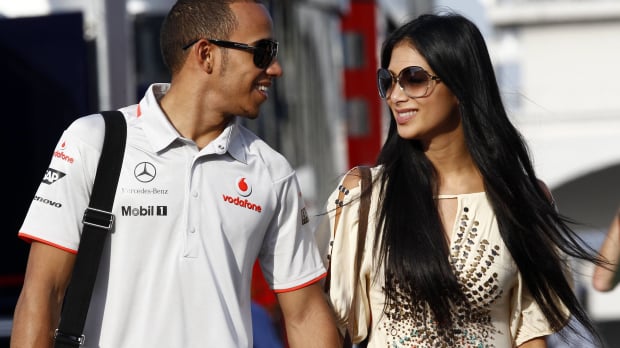 Lewis Hamilton met Nicole Scherzinger in 2010