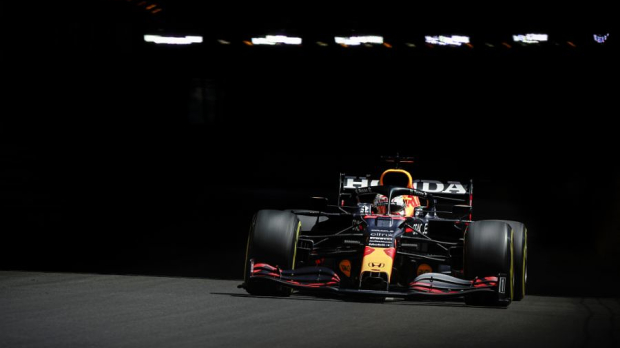 Max Verstappen in actie in Monaco. — Foto: © LAT Images
