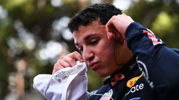 Hadjar after the Monaco GP — Foto: © Red Bull Content Pool