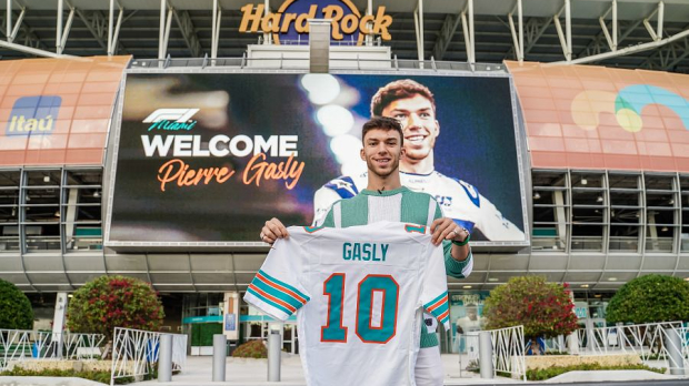 Pierre Gasly visits Miami