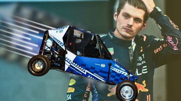 Verstappen in FIA cross car