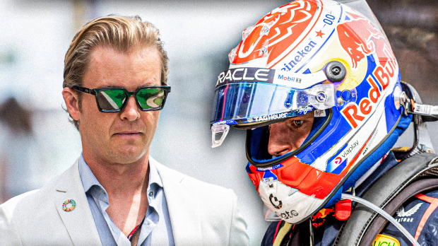Rosberg, Verstappen, socials