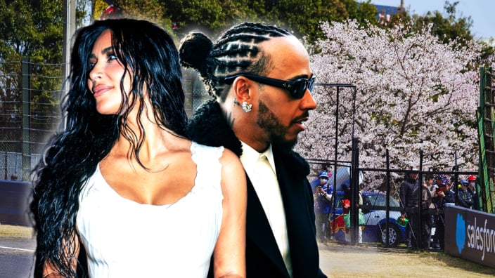 Kim Kardashian at the Japanese Grand Prix? Lewis Hamilton spotted with star in Tokyo