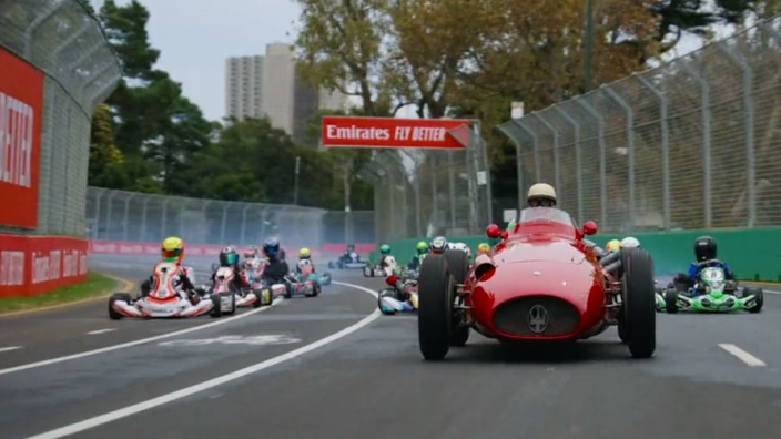 Australian Grand Prix - Former F1 star completes the first lap of revised Albert Park