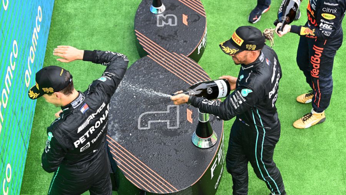 Why Mercedes split Hamilton and Russell strategies