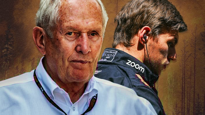 Helmut Marko and Max Verstappen