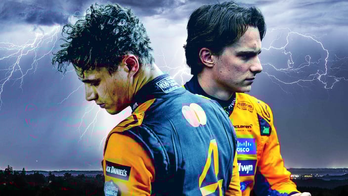 Lando Norris and Oscar Piastri