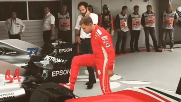vettel in mercedes