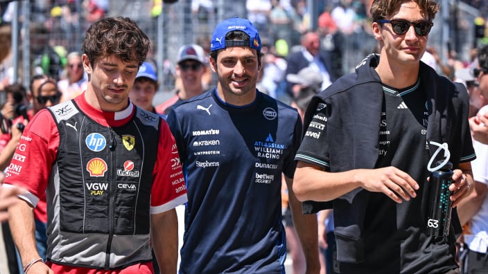 George Russell hits out at 'illegal' Charles Leclerc gift