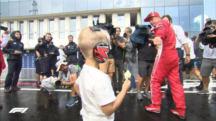 VIDÉO :  Le fils de Räikkönen pour la première fois au volant !