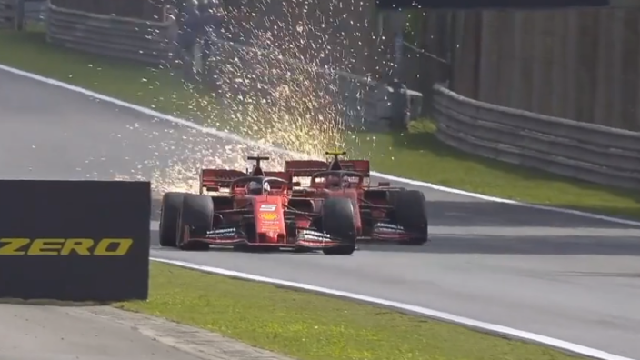 VIDEO: F1's top 10 team-mate crashes