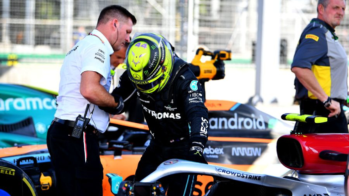 Lewis Hamilton "pushed too far" by Mercedes in Azerbaijan "pummelling"