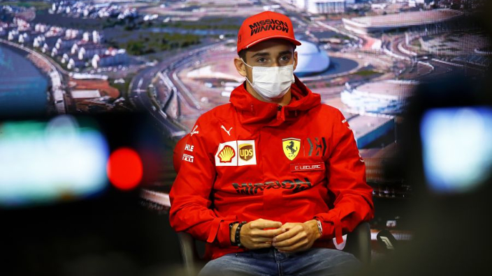 Charles Leclerc, feliz pero cauteloso previo al GP de Bahréin