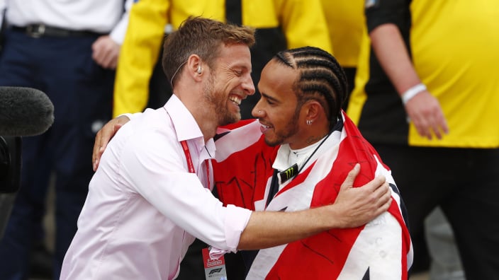 Jenson Button and Lewis Hamilton