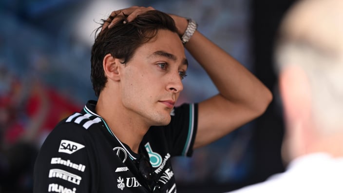 George Russell's car has already broken down in Monaco