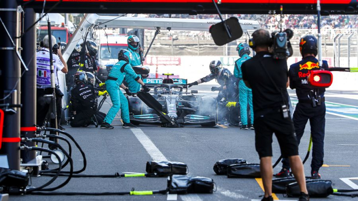 Mercedes reveal "brave" gunman burn at latest major Bottas pit stop issue