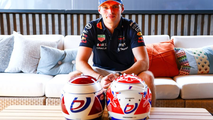 Max Verstappen presenta el casco especial para su GP de casa