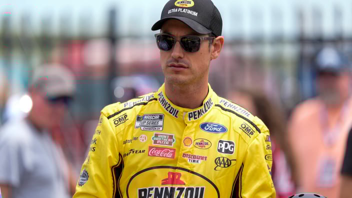 A generic image of NASCAR driver Joey Logano