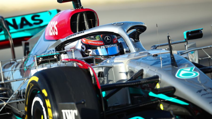 Russell warns against reading into Mercedes testing flourish
