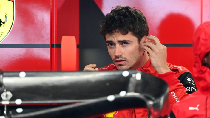 Charles Leclerc sets target after "inevitable" Ferrari grid penalty
