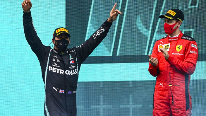 Hamilton was frustrated by Vettel: “He’s doing so well, but he’s in the way!”