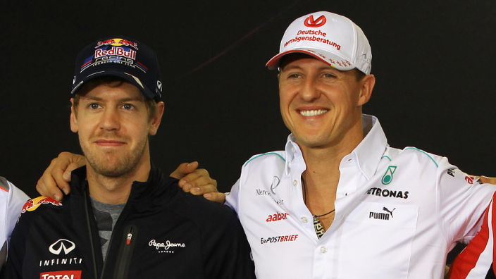 Schumacher "the greatest" even if Hamilton adds to title haul - Vettel