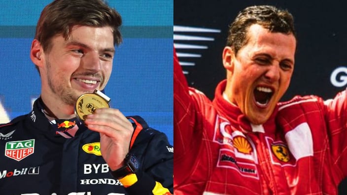 Verstappen poised to shatter Schumacher’s Ferrari dominance record with Red Bull