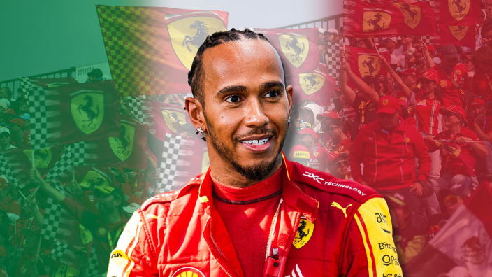 Lewis Hamilton delivers special Ferrari address in Italian