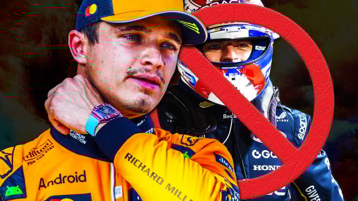 Lando Norris and Max Verstappen