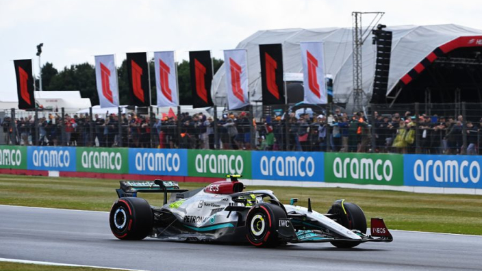 Hamilton concedes Mercedes bouncing "harsh" at "hair-raising" Silverstone