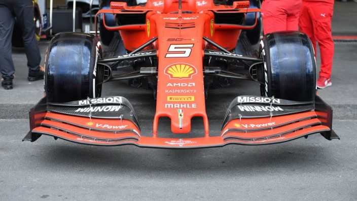 Image result for ferrari aerodynamic package f1