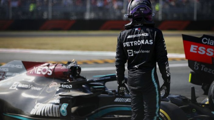 Hamilton "a little bit bruised and hurting" but "doing well"