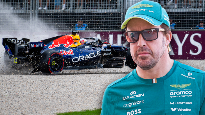 Alonso checks on Verstappen after Melbourne qualifying incident