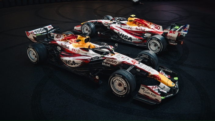 RB F1 team unveils special shodo-inspired livery for Japanese Grand Prix