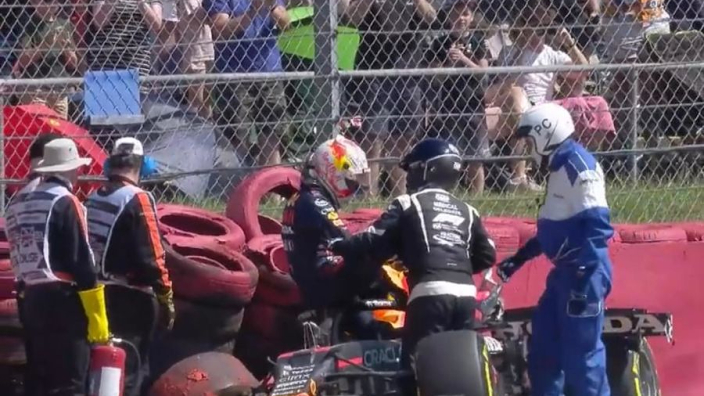 Van der Garde over crash Verstappen: "Mijn mening is nog steeds dat Hamilton fout zat"