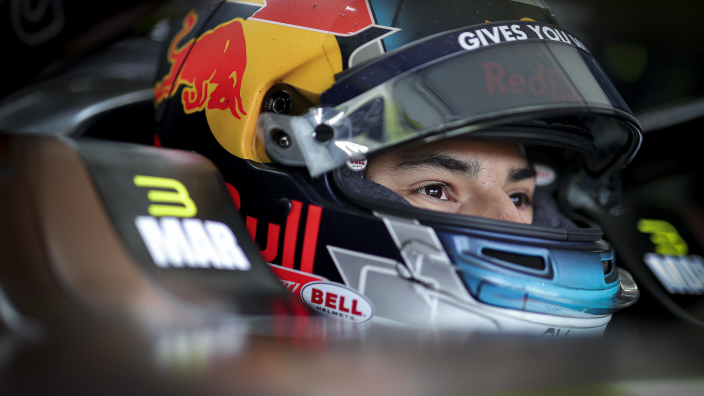 Former Red Bull star's car catches fire after terrifying somersault crash